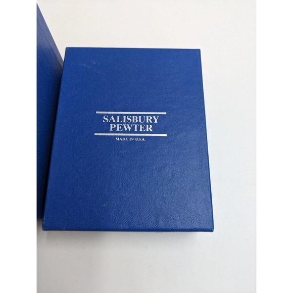 Salisbury Pewter Toy Blocks Bank and Photo Frame Set For New Baby IOB - Picture 2 of 11